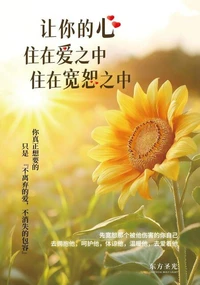 让你的心住在爱中，住在宽恕之中