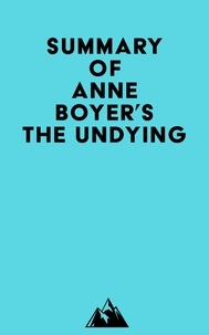 Livres Epub télécharger pour Android Summary of Anne Boyer's The Undying PDF MOBI DJVU