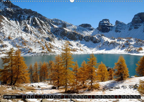 CALVENDO Places  Lacs de Provence(Premium, hochwertiger DIN A2 Wandkalender 2020, Kunstdruck in Hochglanz). Une année de voyage autour des plus beaux lacs de Provence (Calendrier mensuel, 14 Pages )
