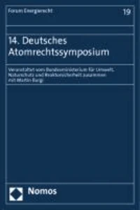 14. Deutsches Atomrechtssymposium