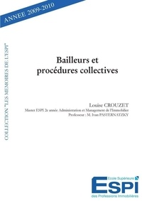Louise Crouzet - Bailleurs et procédures collectives.