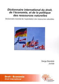 Dictionnaire international du droit, de l'économie et de la politique des ressources naturelles