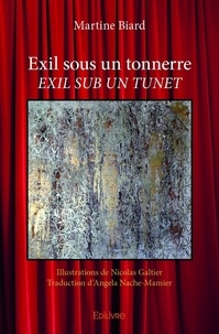 Martine Biard - Exil sous un tonnerre - Exil sub un tunet.