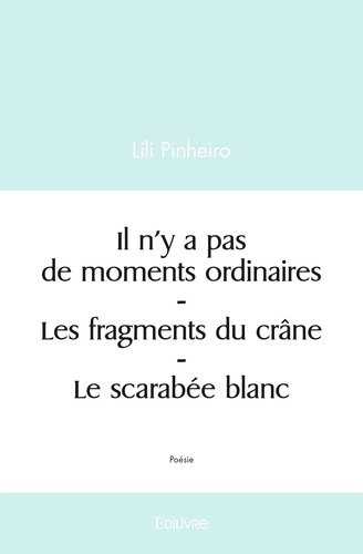 Lili Pinheiro - Il n'y a pas de moments ordinaires ; Les fragments du crâne ; Le scarabée blanc.