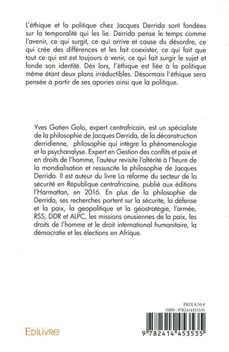 Temporalité, éthique et politique chez Jacques Derrida