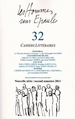 32 les Hse - Les Hommes sans Epaules n°32 : Dossier Pierre Reverdy et la poétique de l'émotion.