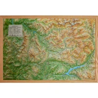 Carte en relief Champsaur, Valgaudemar, Devoluy