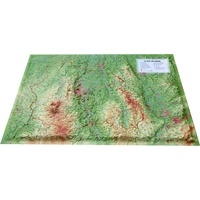  3D Map - Carte en relief du Puy de Dôme.