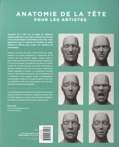 Anatomie de la tête pour les artistes, les illustrateurs, characters designers et animateurs 3D
