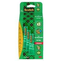 Lot de 3 tubes de colle gel universelle scotch 3 x 30ml