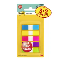Lot de 5 x 20 mini marques-pagespost-it étroits