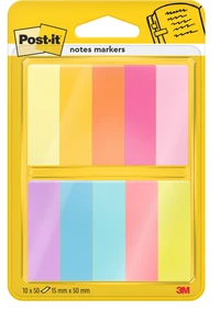 Marque-pages papier assortis (10x50)