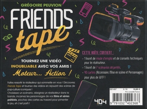 Friends tape. Contient 1 livret scénario, 1 livret réalisateur, 40 cartes - Occasion