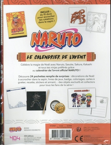 Naruto. Le calendrier de l'avent
