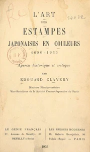 L'art des estampes japonaises en couleurs, 1680-1935