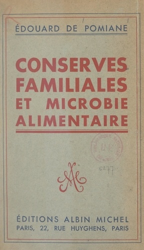 Conserves familiales et microbie alimentaire