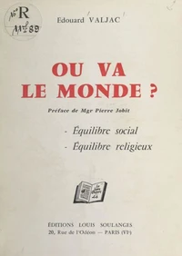 Où va le monde ?