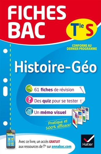 Fiches bac Histoire-Géographie Tle S. fiches de révision   Terminale L, ES