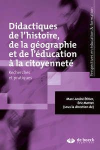 Didactiques de l'histoire de la géographie et de l'éducation à la citoyenneté