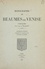 Monographie de Beaumes-de-Venise (Vaucluse)