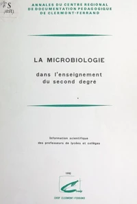 La microbiologie dans l'enseignement du second degré
