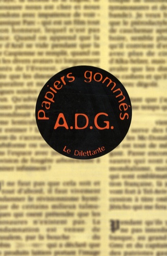  A. D. G. - Papiers gommés.