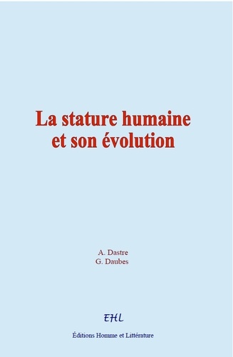 La stature humaine et son évolution