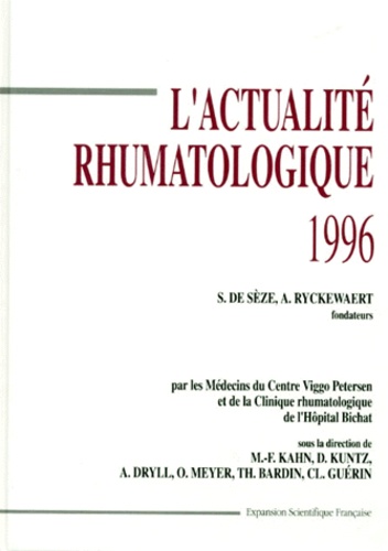 A Dryll et  Collectif - L'Actualité rhumatologique 1996.