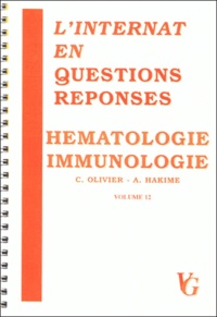 A Hakime et C Olivier - Hématologie. - immunologie.