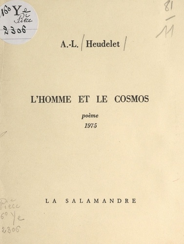 L'homme et le cosmos. Poème, 1975