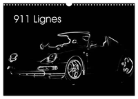 911 Lignes (Calendrier mural 2027 DIN A3 vertical), CALVENDO calendrier mensuel