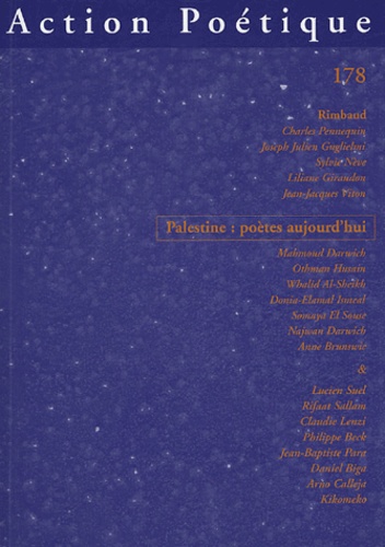 Henri Deluy - Action Poétique N° 178 : Palestine : poètes aujourd'hui.