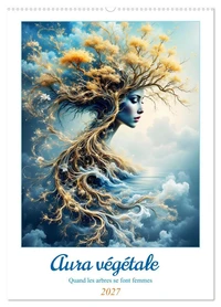 Aura végétale - Quand les arbres se font femmes (Calendrier mural 2027 DIN A2 horizontal), CALVENDO calendrier mensuel