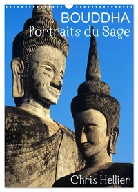 Bouddha Portraits du Sage (Calendrier mural 2026 DIN A3 horizontal), CALVENDO calendrier mensuel