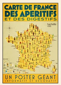 Carte de France des apéritifs et des digestifs