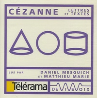 Paul Cézanne et Daniel Mesguich - Cézanne - CD audio.
