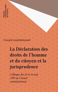 Déclaration droits homm. & jurisprud.