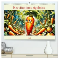 Des vitamines rigolotes (Calendrier mural haut de gamme 2027 DIN A2 vertical), CALVENDO calendrier mensuel