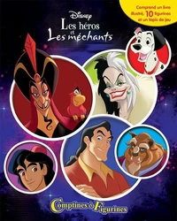 DISNEY Héros et Méchants - COMPTINES ET FIGURINES