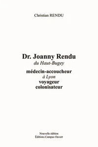Dr Joanny Rendu du Haut-Buget