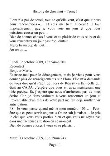 Histoire de chez moi - Tome I. Lettres à Marie Cambet