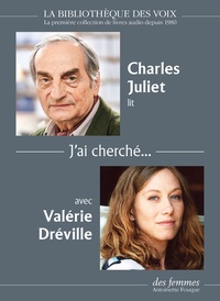 Charles Juliet - J'ai cherché... - 1 cd mp3.