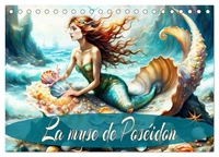 La muse de Poséidon (Calendrier de bureau 2027 DIN A5 vertical), CALVENDO calendrier mensuel