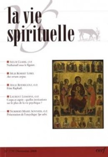  Cerf - La vie spirituelle N° 779 : .