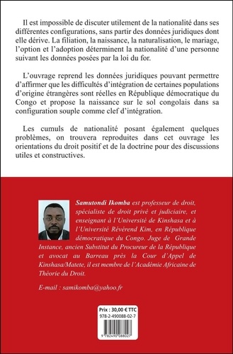Le droit du sol souple. Solution pour une nationalité objective en droit congolais