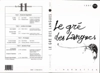 Le gré des langues n°11
