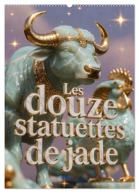 Les douze statuettes de jade (Calendrier mural 2027 DIN A2 horizontal), CALVENDO calendrier mensuel