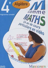 M comme Maths Algèbre 4e
