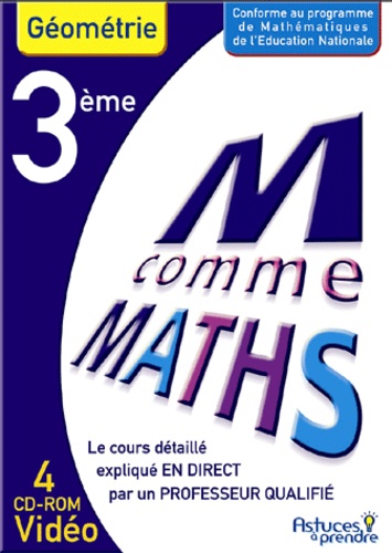 Nicole Beltzung et Olivier Malinaud - Maths Géométrie 3e - CD-ROM.