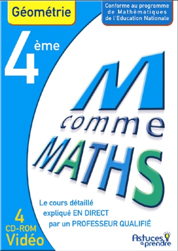 Nicole Beltzung et Olivier Malinaud - Maths Géométrie 4e - CD-ROM.